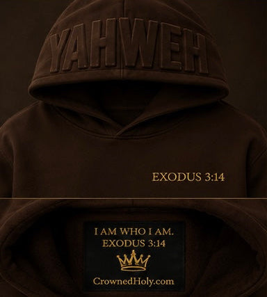 NAME ABOVE ALL — YAHWEH Hoodie | Covenant Brown