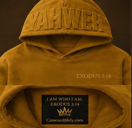 NAME ABOVE ALL — YAHWEH Hoodie | Antique Gold
