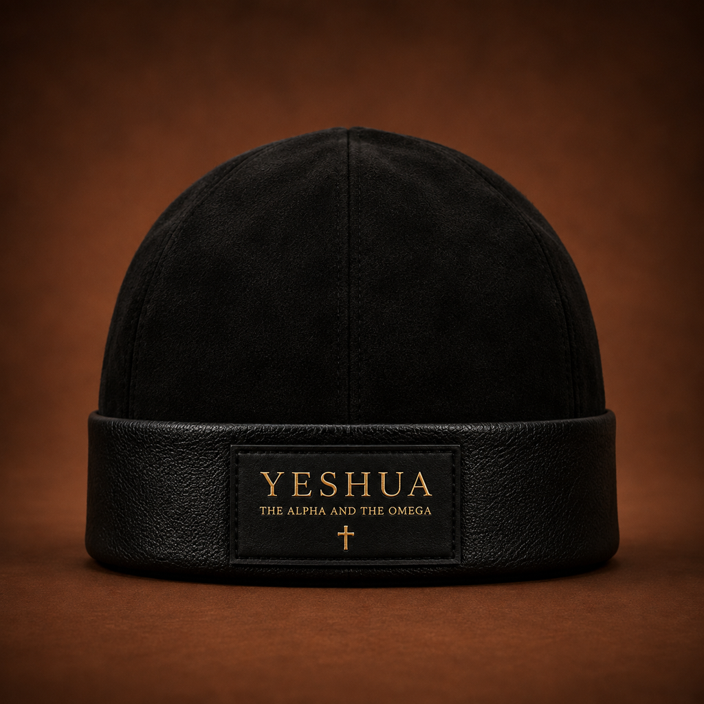 THE ALPHA & OMEGA 
Beanie — Onyx Black