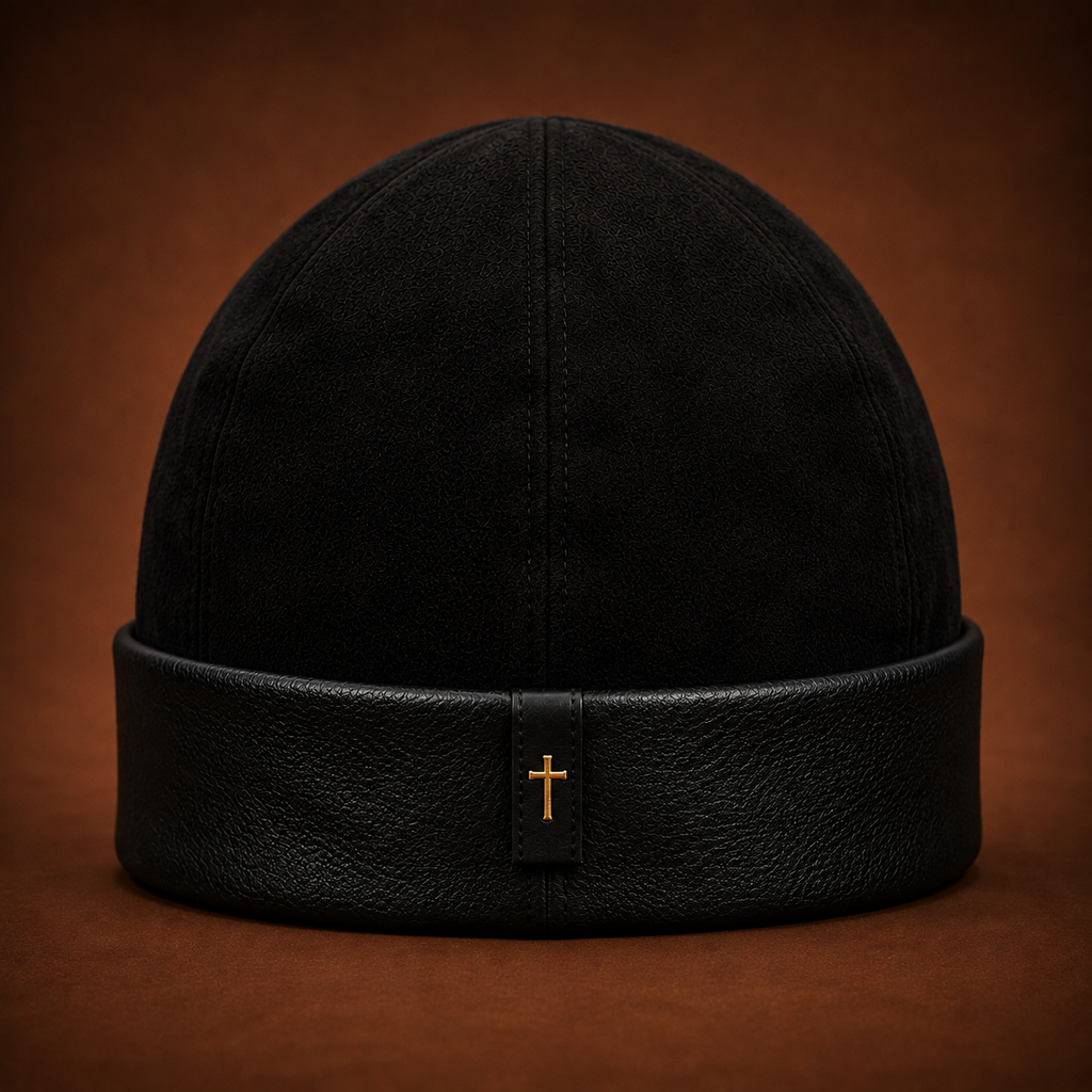 THE ALPHA & OMEGA 
Beanie — Onyx Black