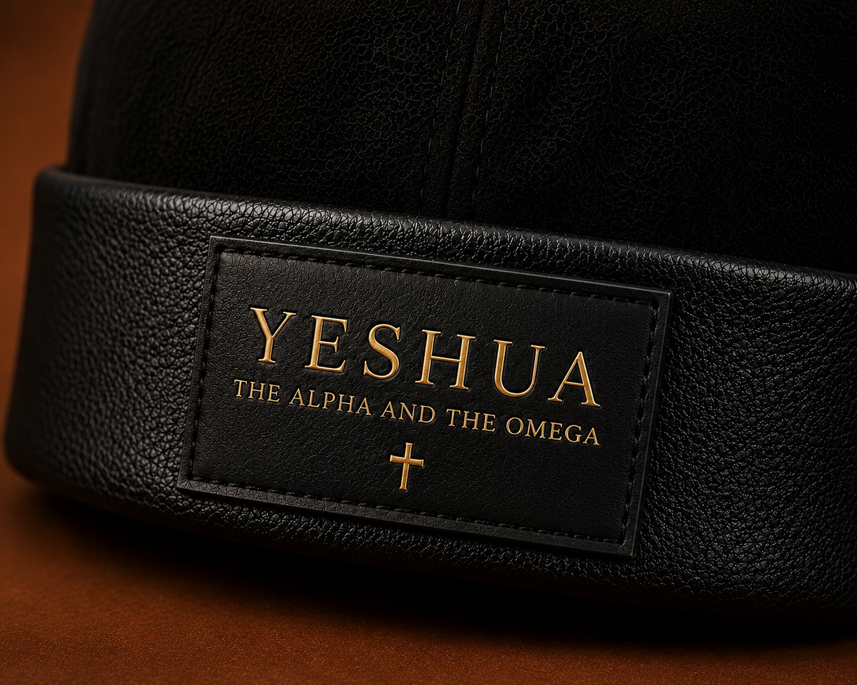 THE ALPHA & OMEGA 
Beanie — Onyx Black