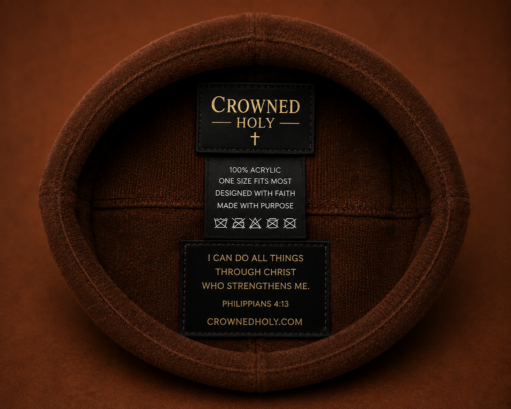 THE FAITH CROWN — MOCHA BROWN BEANIE