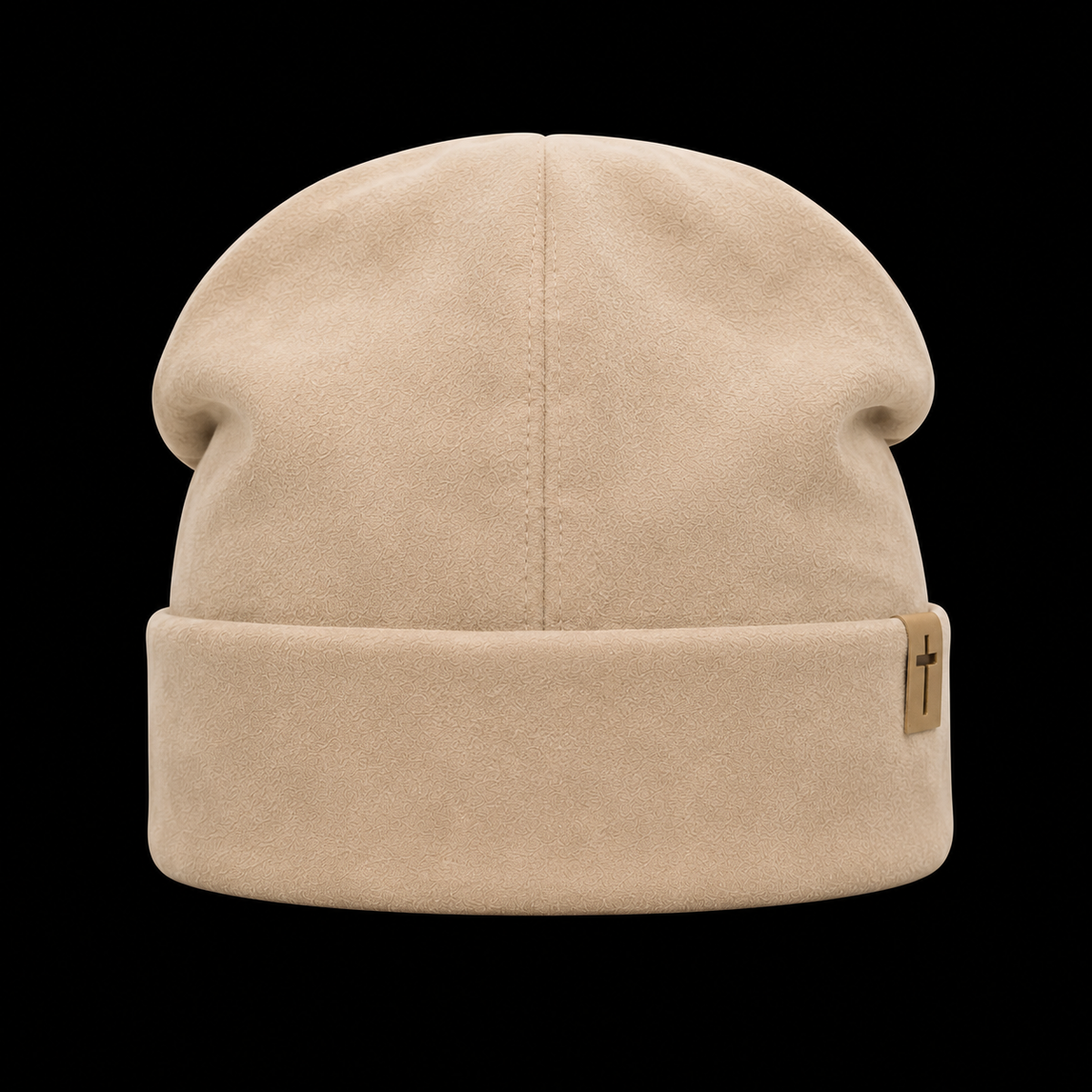 YAHWEH — I AM Cream Suede Beanie