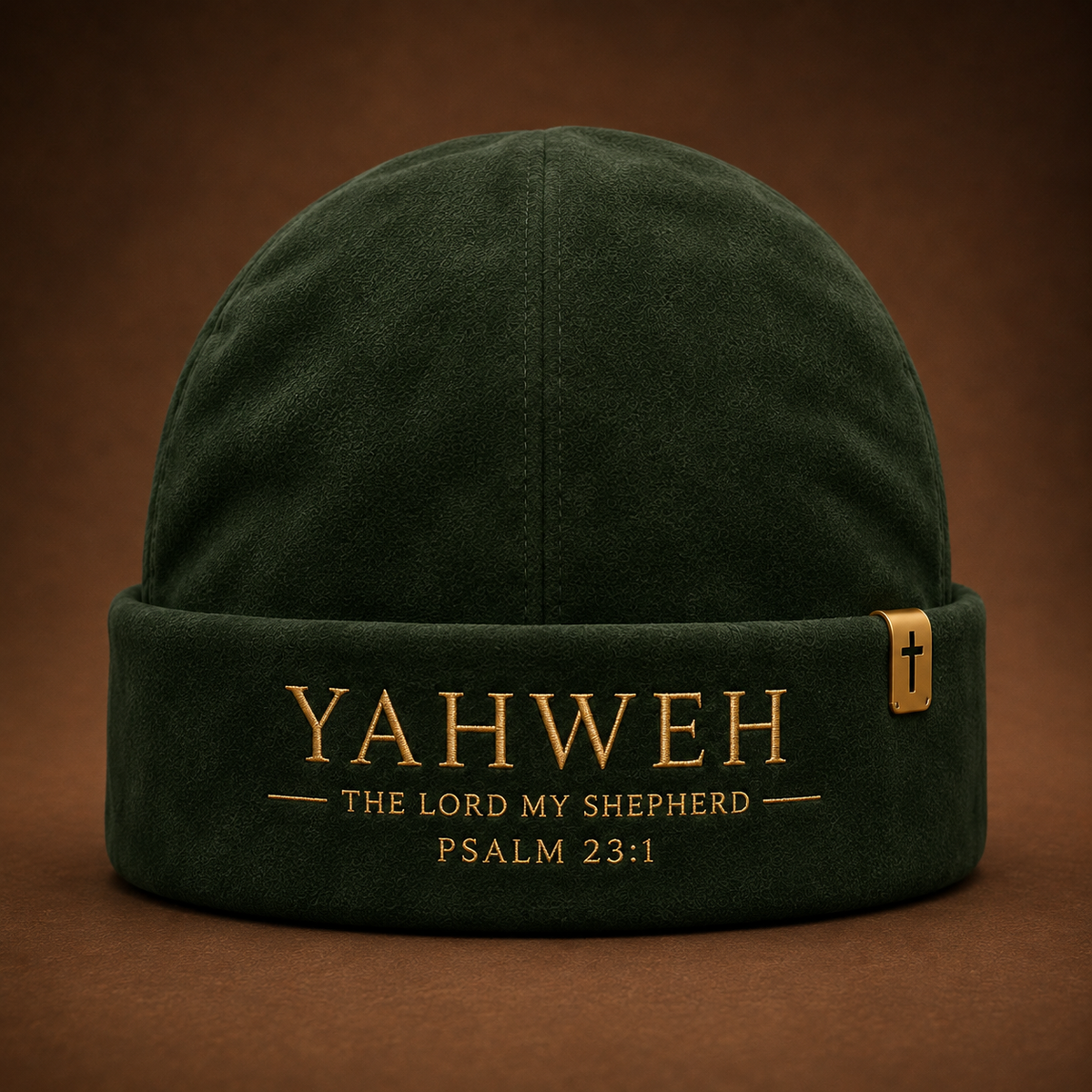 The Shepherd — YAHWEH Luxury Suede Beanie