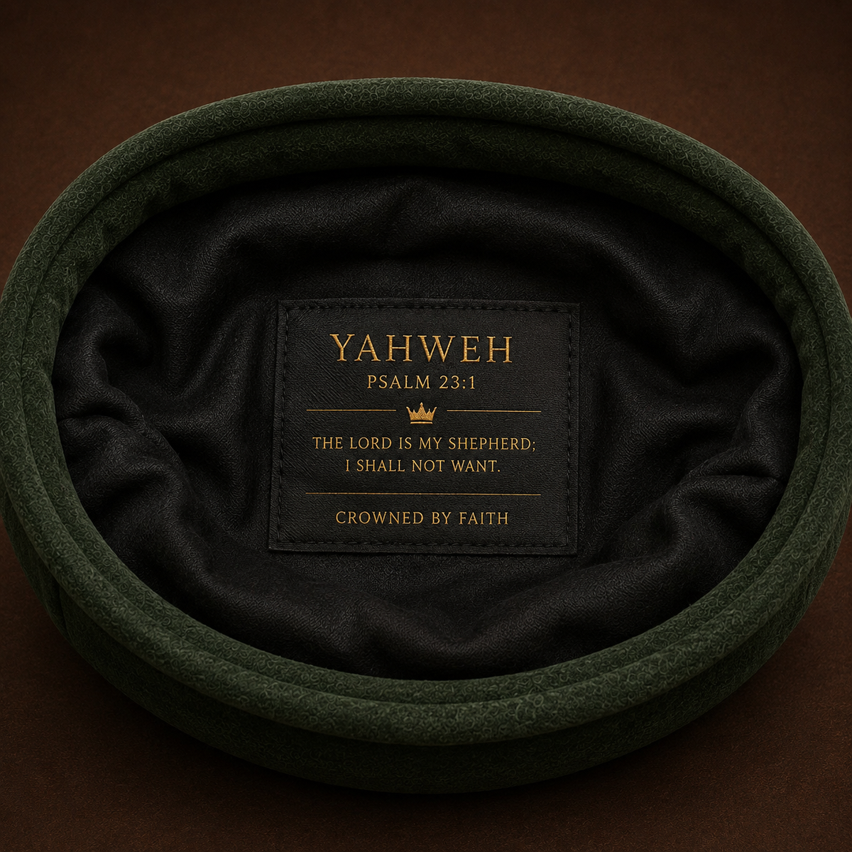 The Shepherd — YAHWEH Luxury Suede Beanie