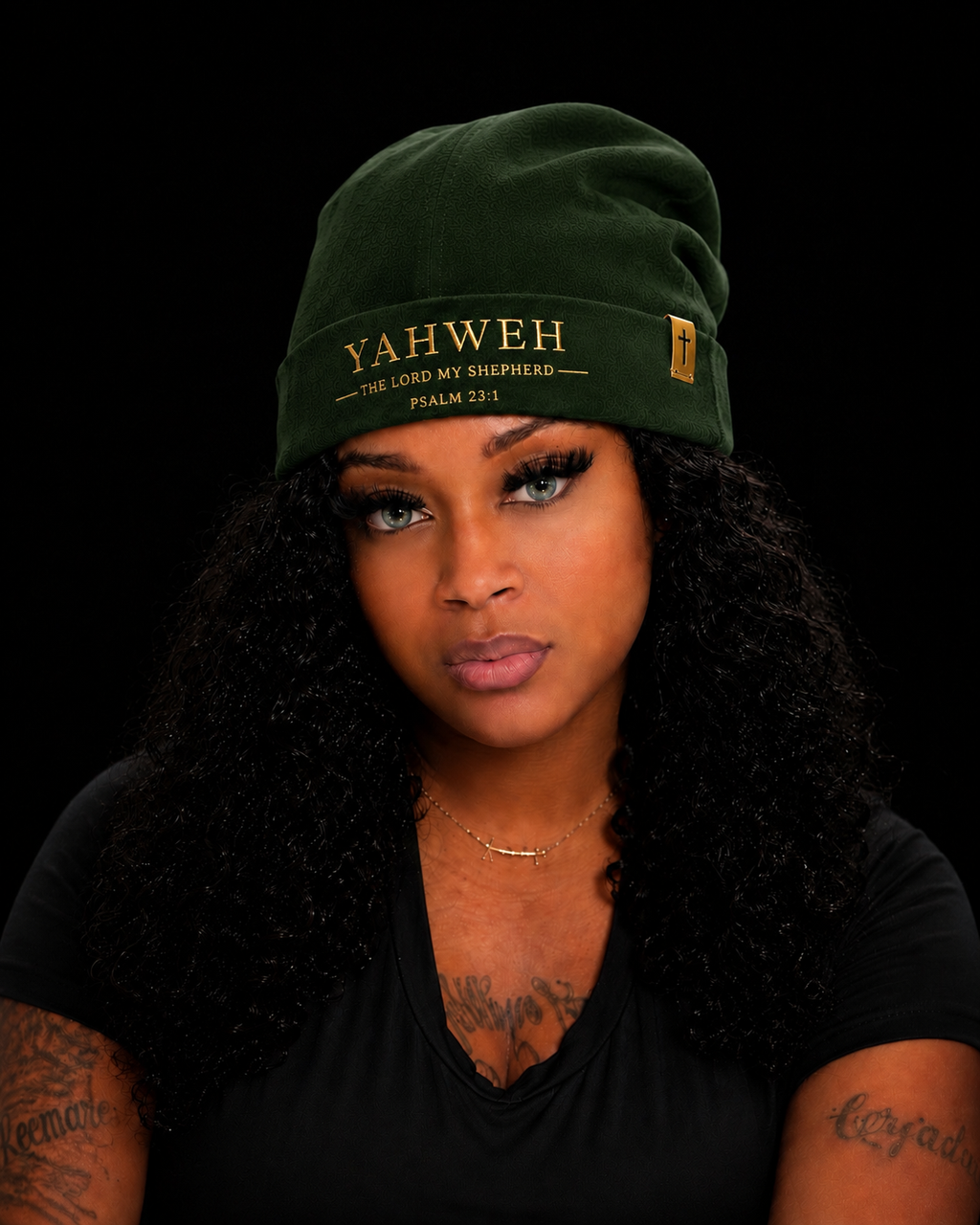 The Shepherd — YAHWEH Luxury Suede Beanie