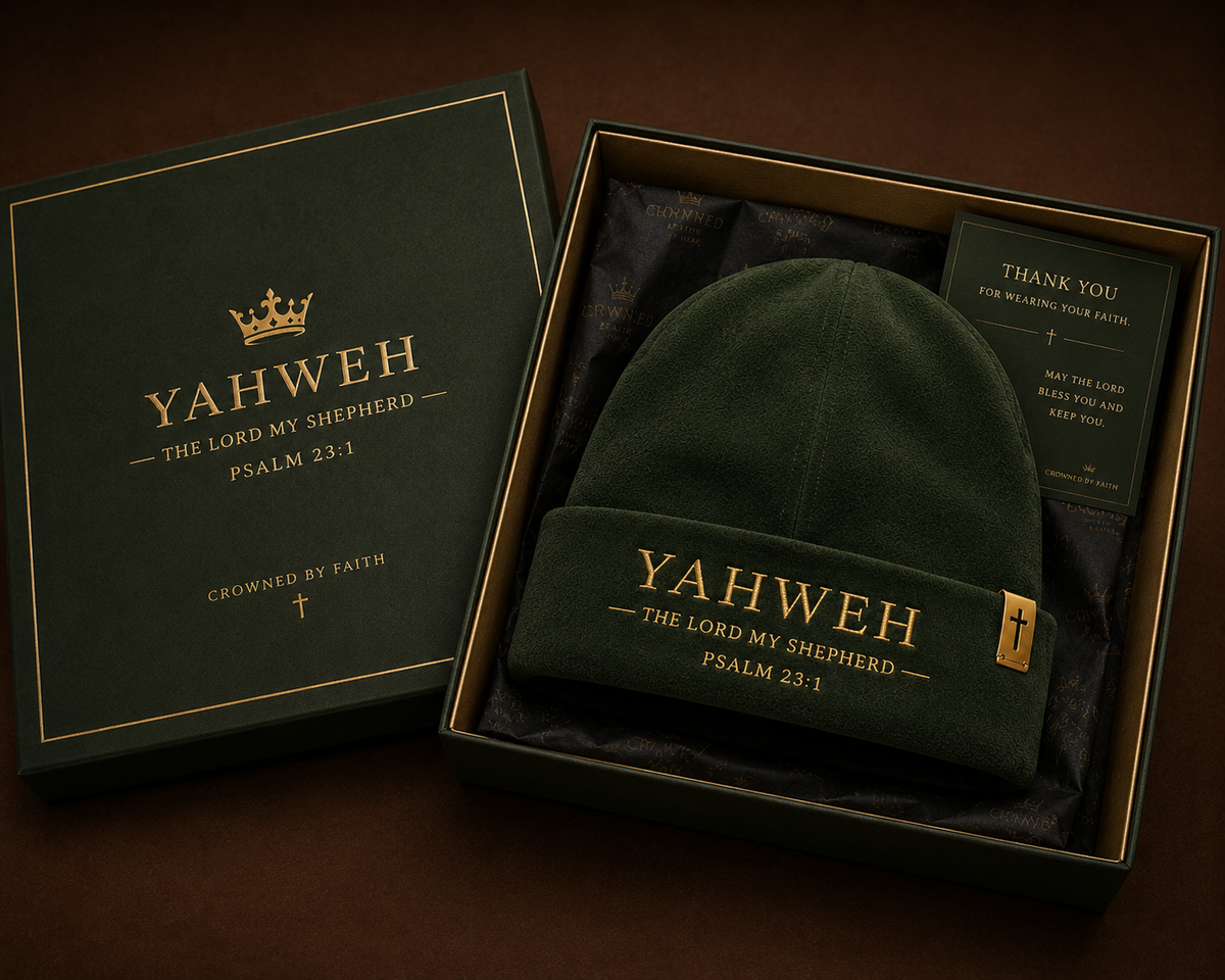 The Shepherd — YAHWEH Luxury Suede Beanie