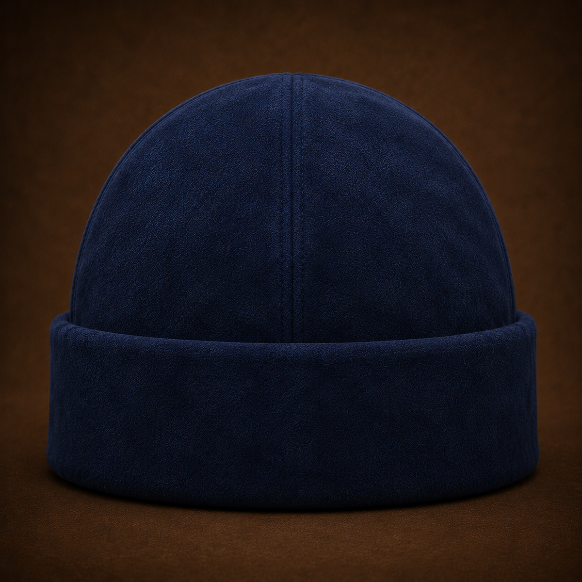 The Everlasting — YAHWEH Midnight Navy Suede Beanie