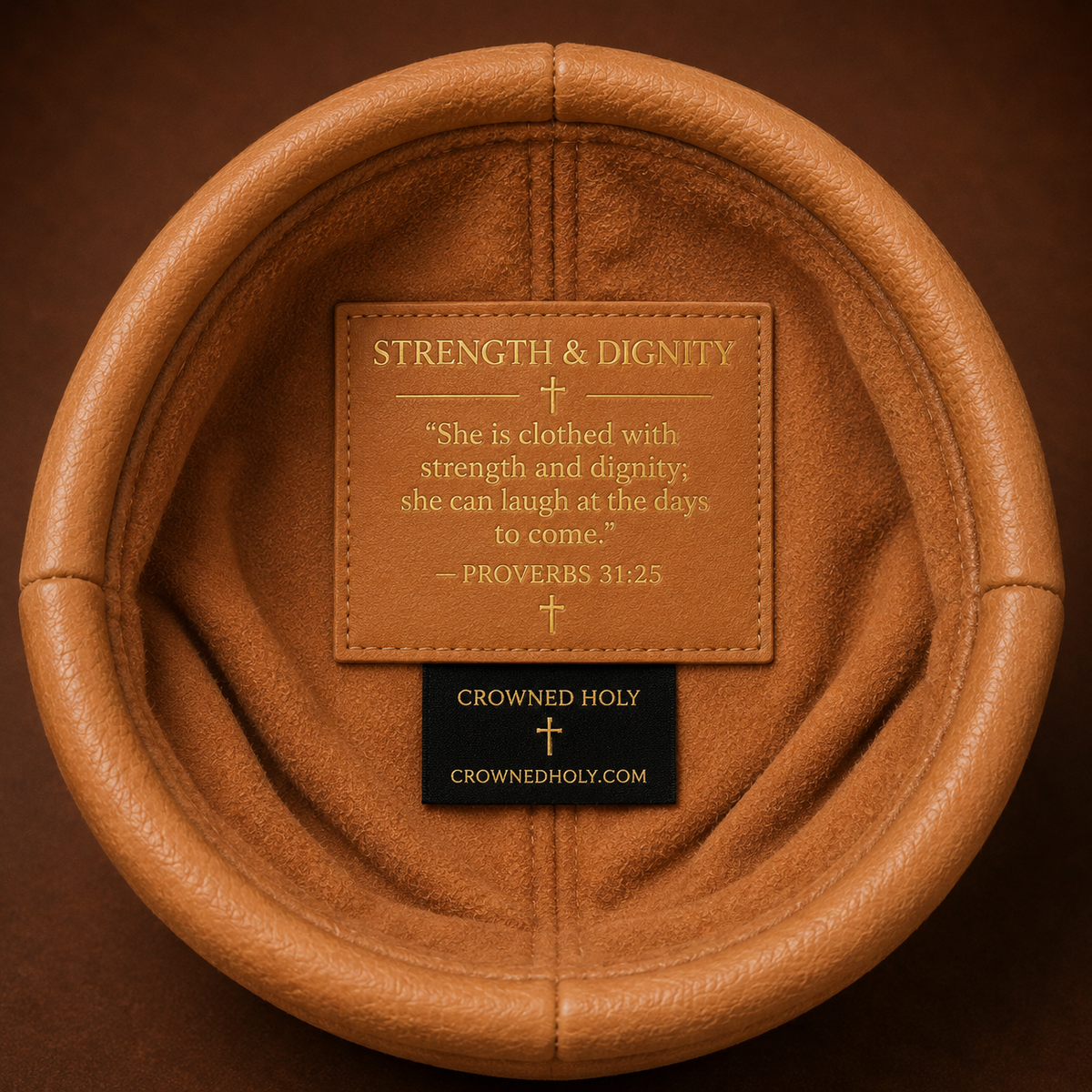 Strength & Dignity — Suede Beanie