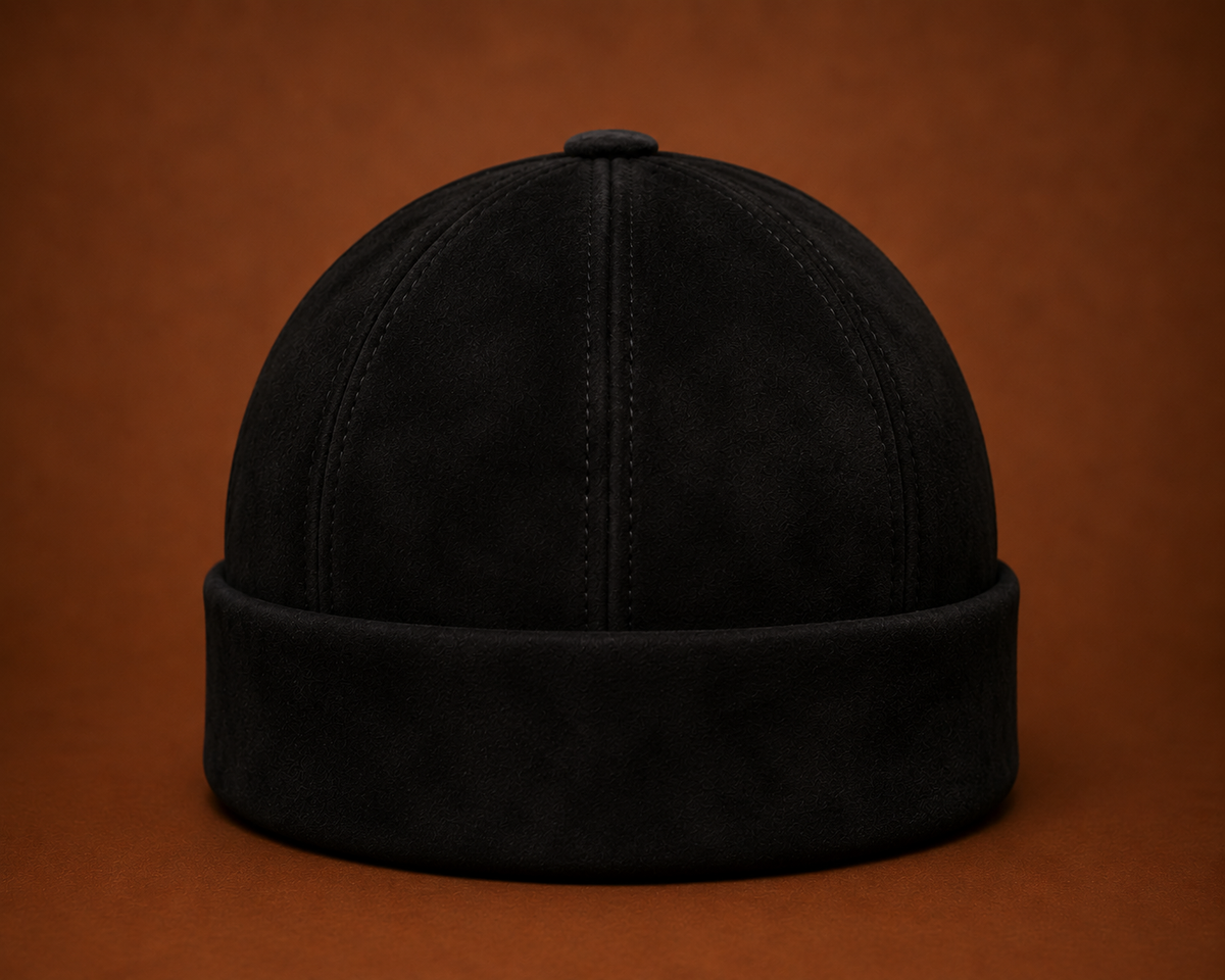 UNSHAKEN FAITH — Onyx Suede Beanie