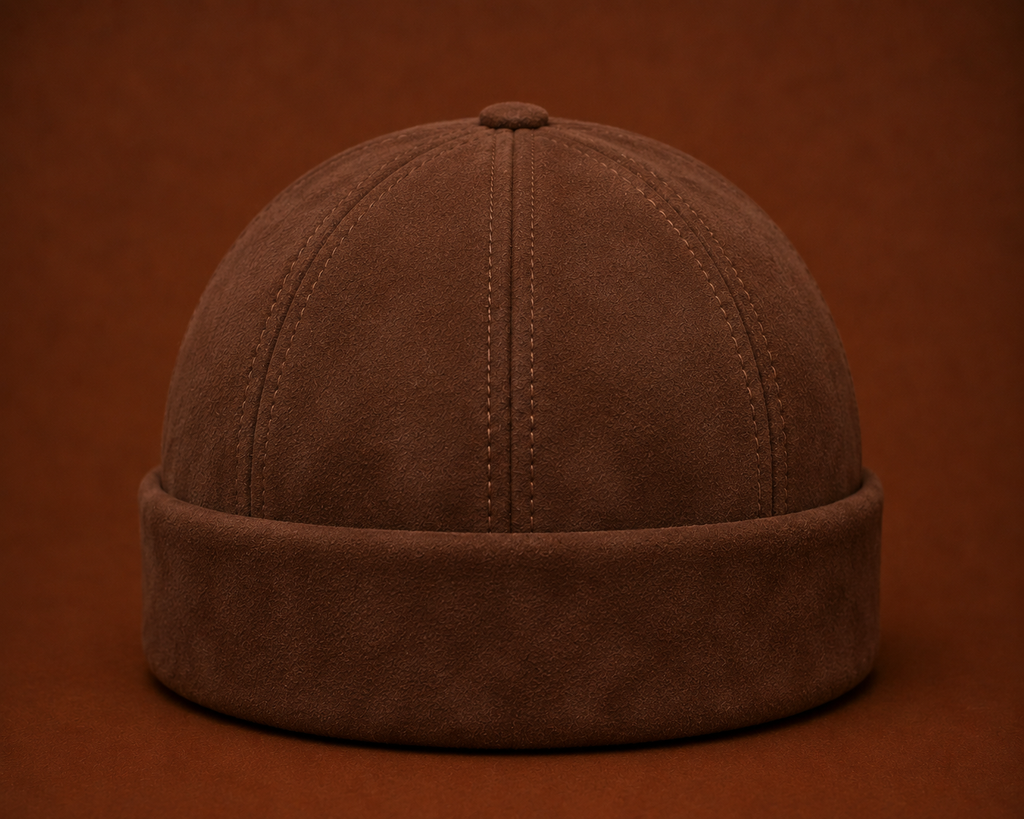 ROOTED IN FAITH — Mocha Suede Beanie