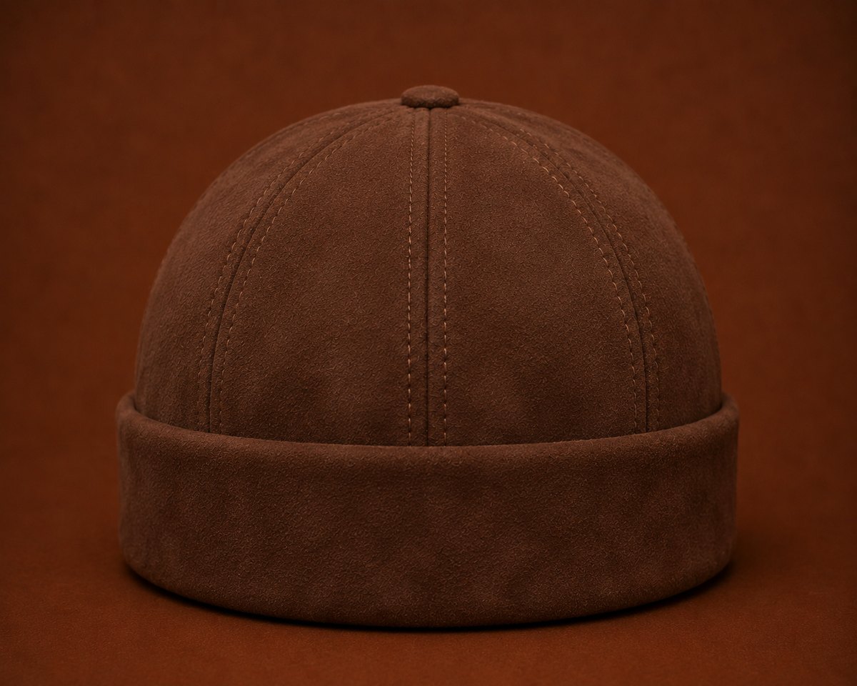 ROOTED IN FAITH — Mocha Suede Beanie