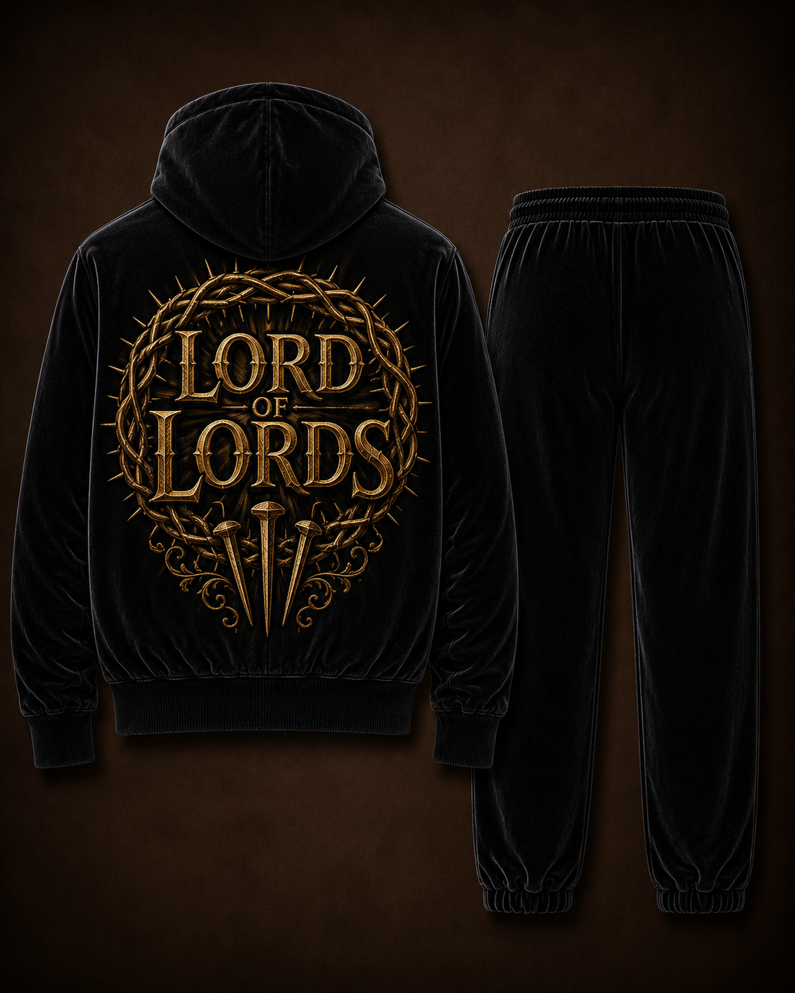 LORD OF LORDS — Onyx Velour Set