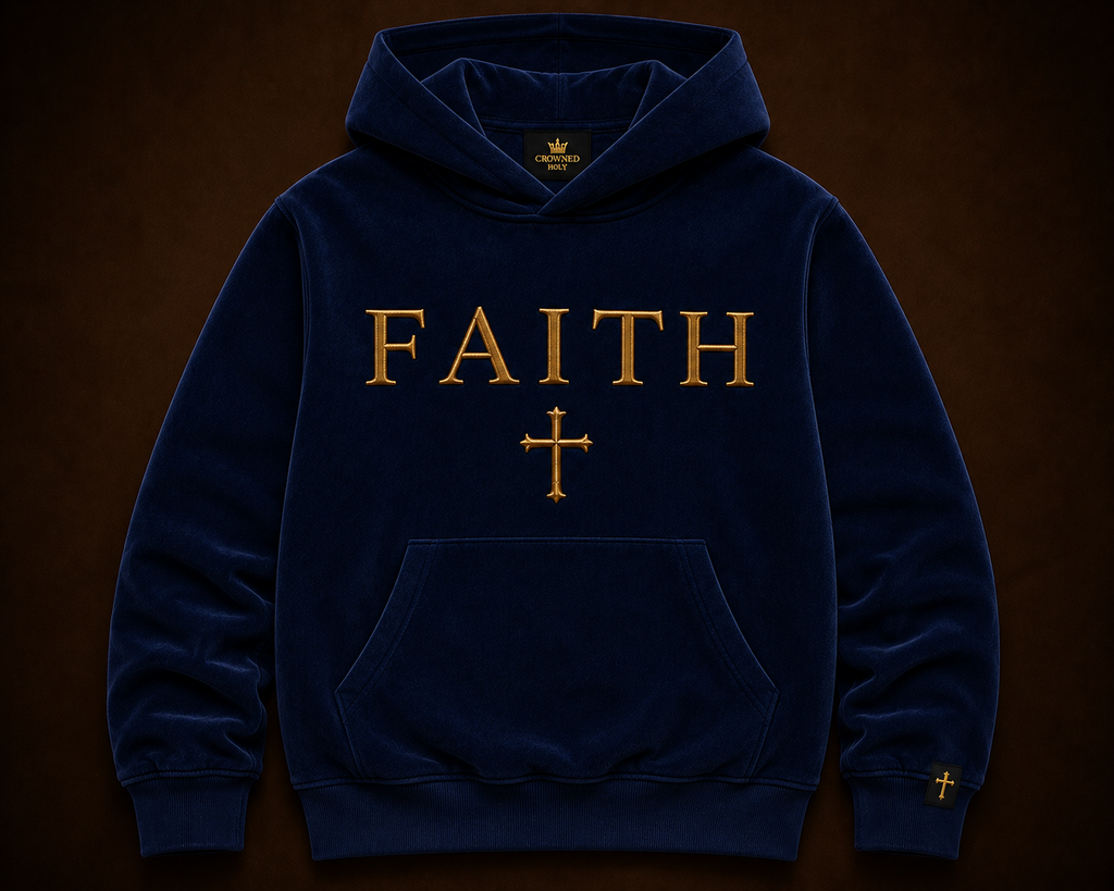 WALK BY FAITH — Royal Navy Hoodie