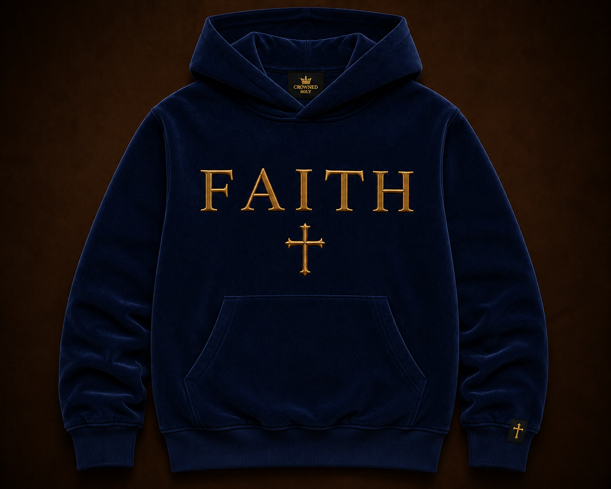 WALK BY FAITH — Royal Navy Hoodie