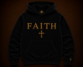 WALK BY FAITH — Onyx Black Hoodie
