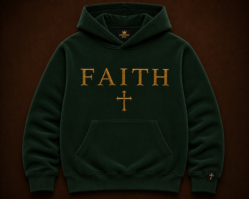 WALK BY FAITH — Eden Green Hoodie