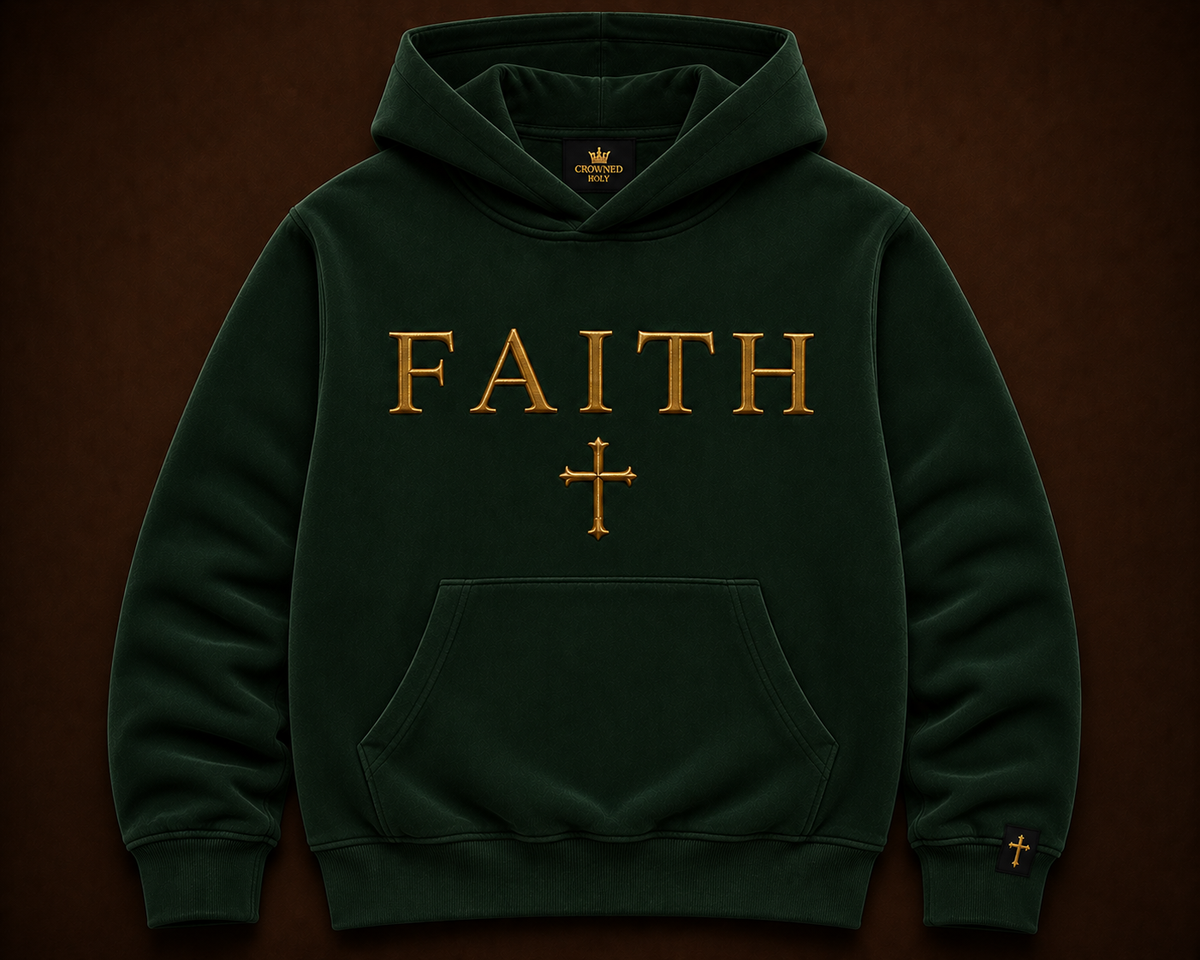 WALK BY FAITH — Eden Green Hoodie
