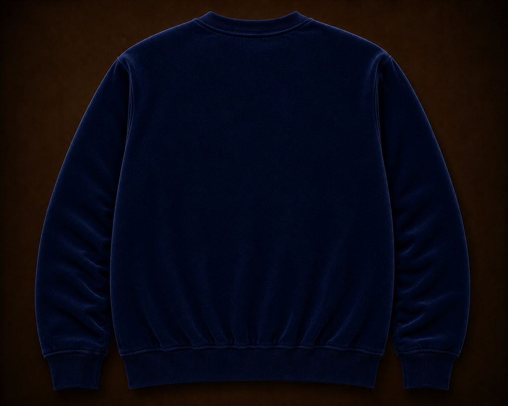 KING ABOVE ALL — Midnight Navy Crewneck