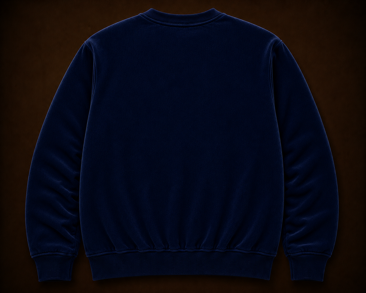 KING ABOVE ALL — Midnight Navy Crewneck