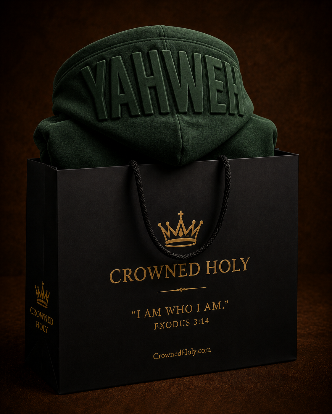 NAME ABOVE ALL — YAHWEH Hoodie | Eden Green