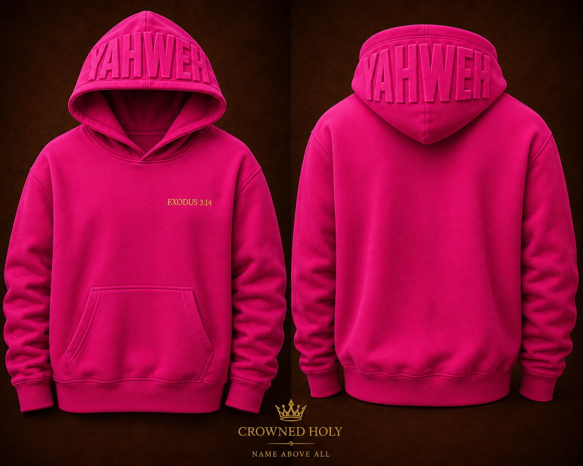 YAHWEH — Chosen in Fuchsia Hoodie