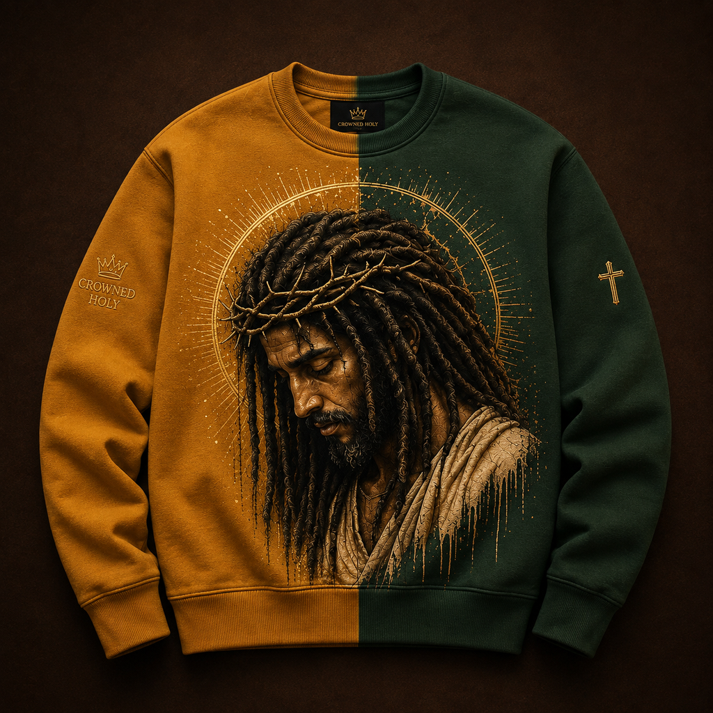CROWNED IN SACRIFICE sweat shirt
